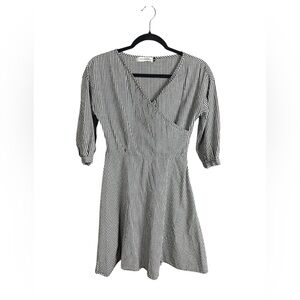 20. NOVASHE | Black and White Checkered Dress